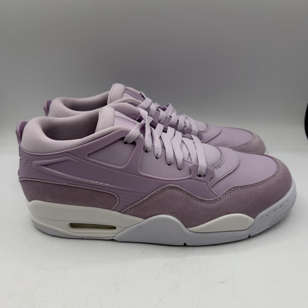 Air Jordan 4 RM Shoes Womens 11.5 Mens 10 Doll Lavender White Sneaker FQ7940-500